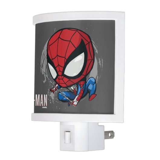 Marvel's Spider-Man | Cartoon Spidey Web Swing Night Light (Left)