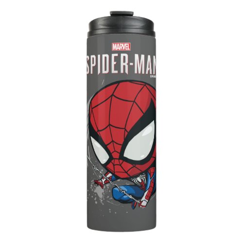 Marvels Spider_Man  Cartoon Spidey Web Swing Thermal Tumbler