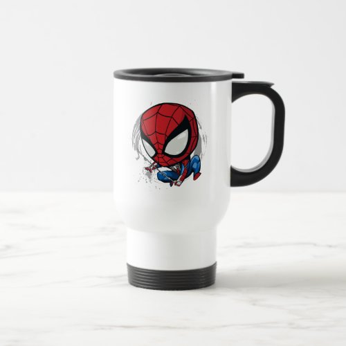 Marvels Spider_Man  Cartoon Spidey Web Swing Travel Mug