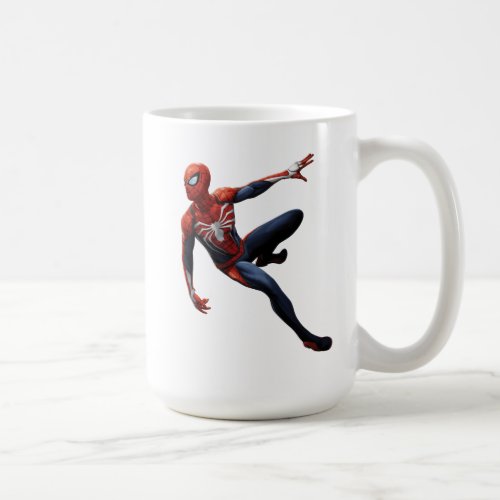 Marvels Spider_Man  Hanging On Wall Pose Coffee Mug