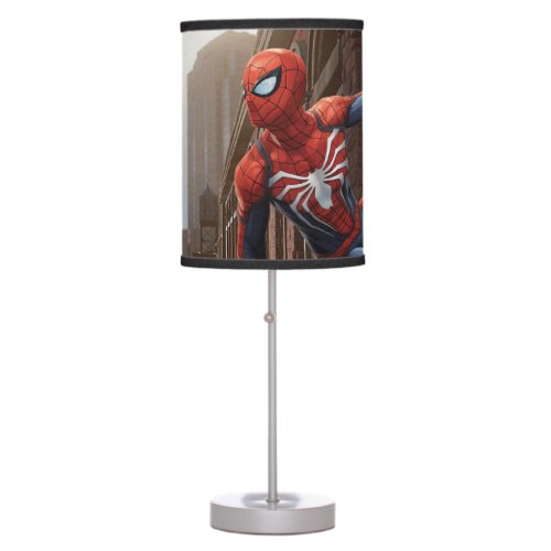 Marvels Spider_Man  Hanging On Wall Pose Table Lamp
