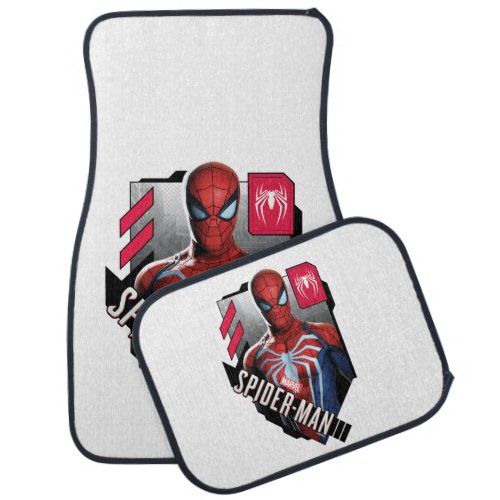 Marvels Spider_Man  Hi_Tech Character Badge Car Floor Mat