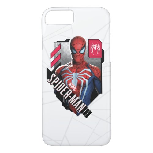 Marvels Spider_Man  Hi_Tech Character Badge iPhone 87 Case