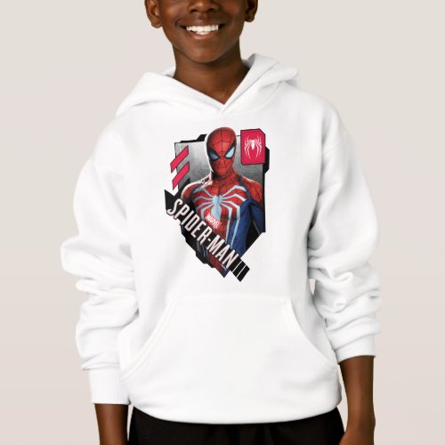 Marvels Spider_Man  Hi_Tech Character Badge Hoodie