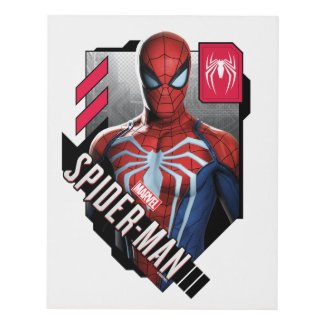Marvel's Spider-Man | Hi-Tech Character Badge Panel Wall Art