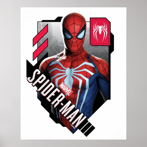 Marvels Spider_Man  Hi_Tech Character Badge Poster