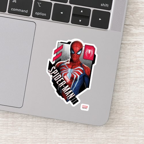 Marvels Spider_Man  Hi_Tech Character Badge Sticker