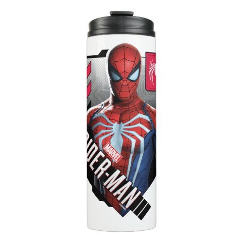 Marvels Spider_Man  Hi_Tech Character Badge Thermal Tumbler
