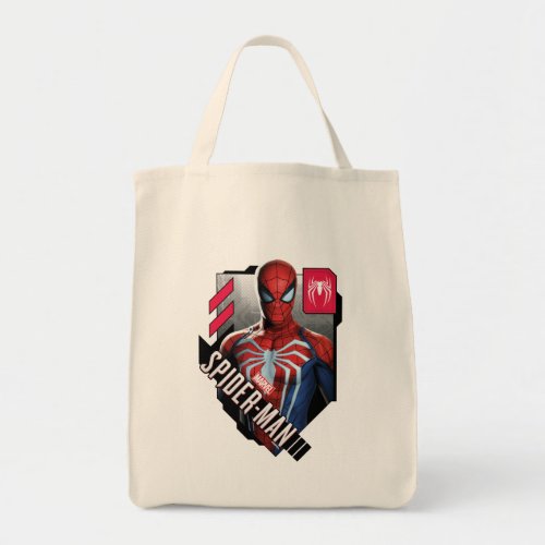 Marvels Spider_Man  Hi_Tech Character Badge Tote Bag