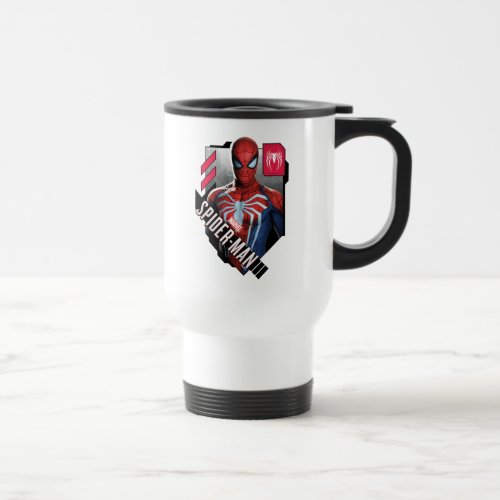 Marvels Spider_Man  Hi_Tech Character Badge Travel Mug