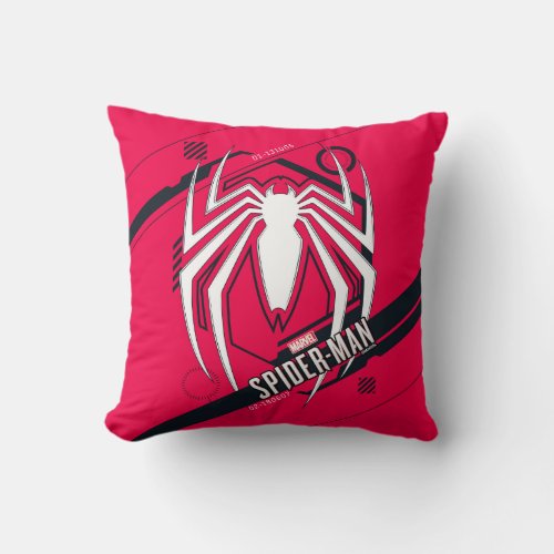 Marvels Spider_Man  Hi_Tech Spider Graphic Throw Pillow