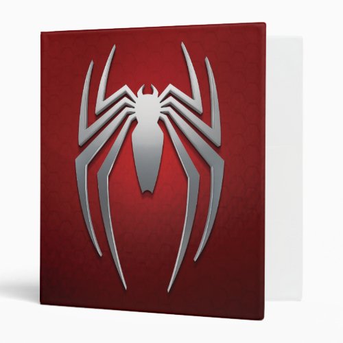Marvels Spider_Man  Metal Spider Emblem 3 Ring Binder