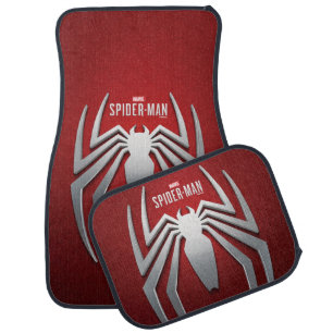 Marvel's Spider-Man   Metal Spider Emblem Car Floor Mat