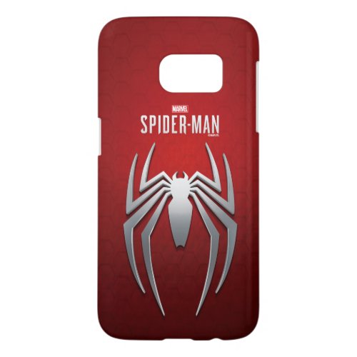 Marvels Spider_Man  Metal Spider Emblem Samsung Galaxy S7 Case