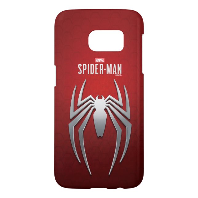 Marvel's Spider-Man | Metal Spider Emblem Case-Mate Samsung Galaxy Case (Back)
