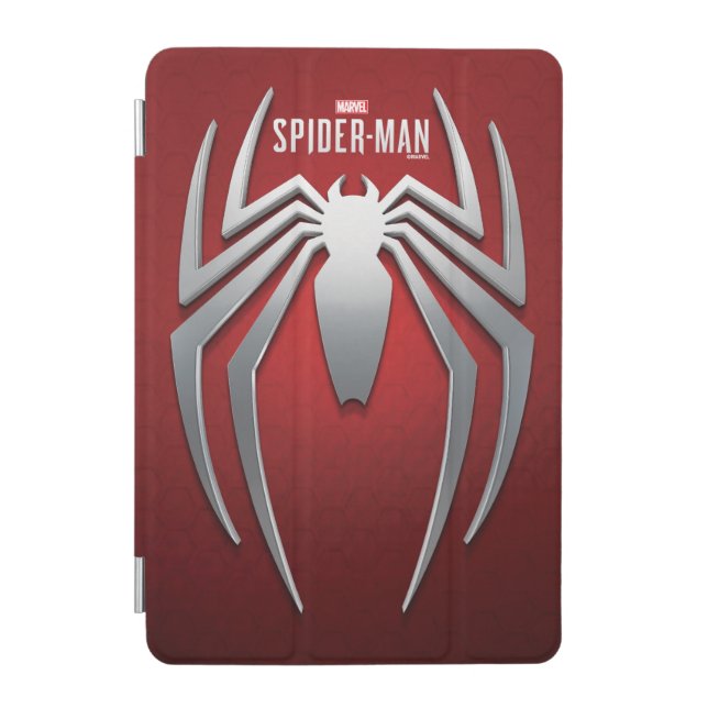 Marvel's Spider-Man | Metal Spider Emblem iPad Mini Cover (Front)