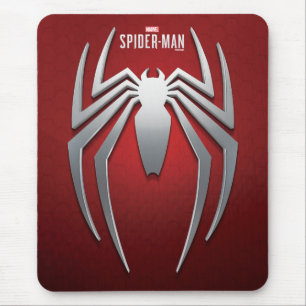 Marvel's Spider-Man Metal Spider Emblem Mouse Pad