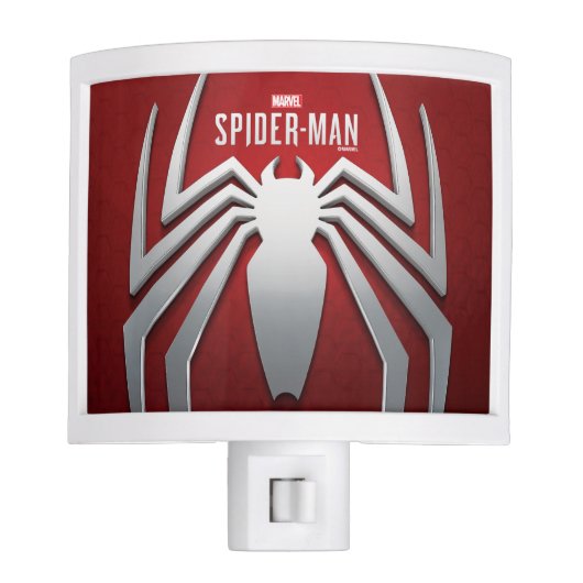 Marvel's Spider-Man | Metal Spider Emblem Night Light (Front)