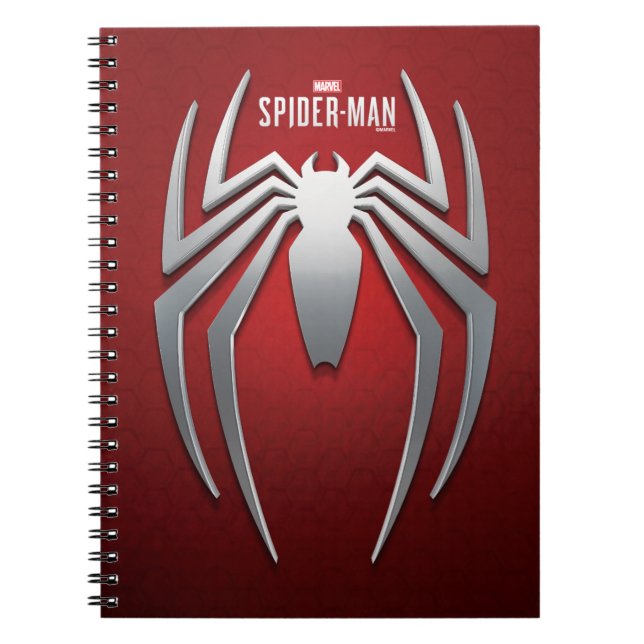Marvel's Spider-Man | Metal Spider Emblem Notebook (Front)