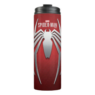 Marvel's Spider-Man   Metal Spider Emblem Thermal Tumbler