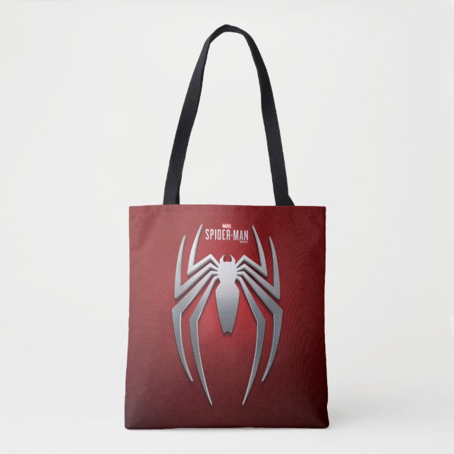 Marvel's Spider-Man | Metal Spider Emblem Tote Bag (Front)
