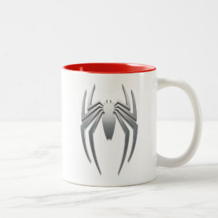 Marvel's Spider-Man Metal Spider Emblem Two-Tone Coffee Mug