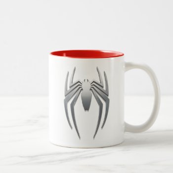 Marvel's Spider-man | Metal Spider Emblem Two-tone Coffee Mug by spidermanclassics at Zazzle