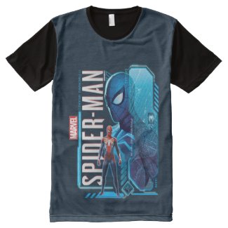 Marvel's Spider-Man | NYC Hi-Tech Graphic All-Over-Print Shirt