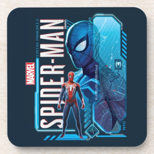 Marvels Spider_Man  NYC Hi_Tech Graphic Beverage Coaster