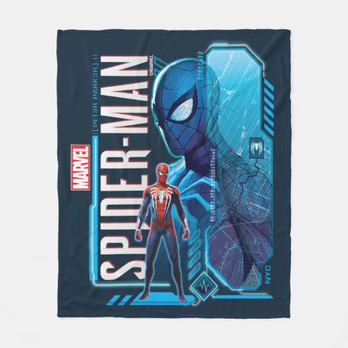 Marvels Spider_Man  NYC Hi_Tech Graphic Fleece Blanket