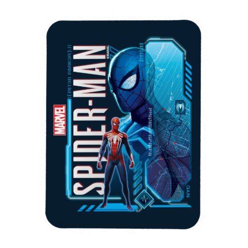 Marvels Spider_Man  NYC Hi_Tech Graphic Magnet