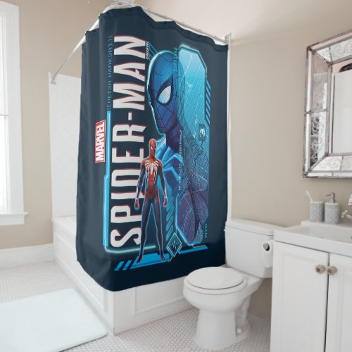 Marvels Spider_Man  NYC Hi_Tech Graphic Shower Curtain