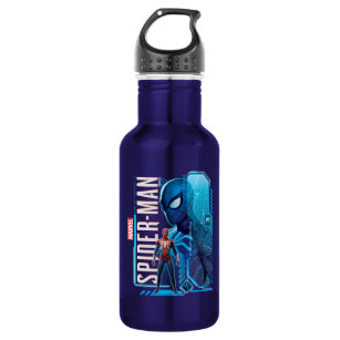 Marvel's Spider-Man   NYC Hi-Tech Graphic Stainless Steel Water Bottle