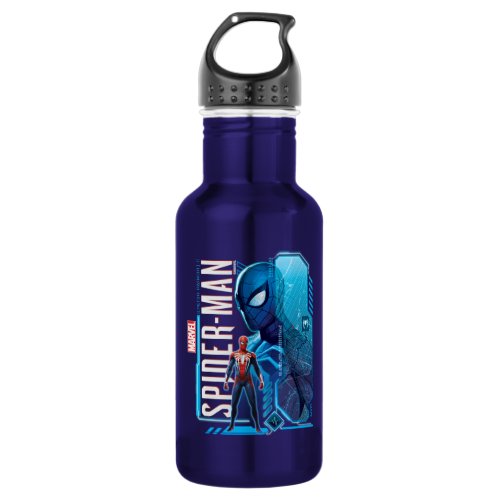 Marvels Spider_Man  NYC Hi_Tech Graphic Stainless Steel Water Bottle