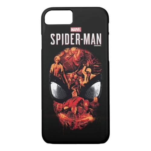 Marvels Spider_Man  Spider_Man Villains iPhone 87 Case