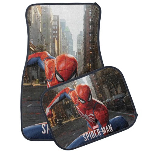 Marvels Spider_Man  Three Point Landing Car Floor Mat