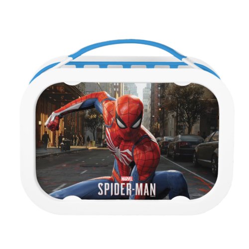 Marvels Spider_Man  Three Point Landing Lunch Box