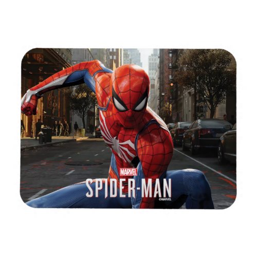 Marvels Spider_Man  Three Point Landing Magnet