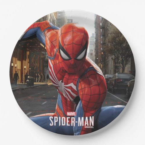 Marvels Spider_Man  Three Point Landing Paper Plates