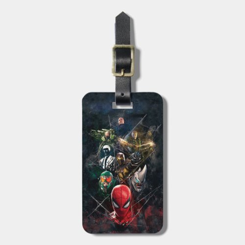 Marvels Spider_Man  Villain Collage Luggage Tag