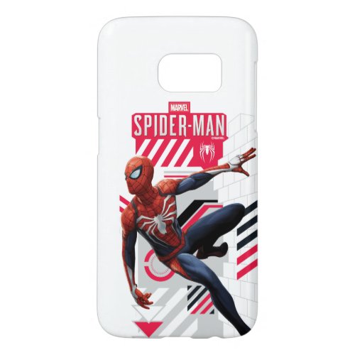 Marvels Spider_Man  Wall Crawl Name Graphic Samsung Galaxy S7 Case