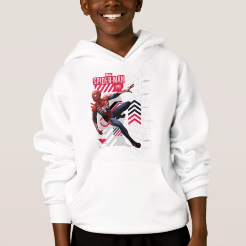 Marvels Spider_Man  Wall Crawl Name Graphic Hoodie
