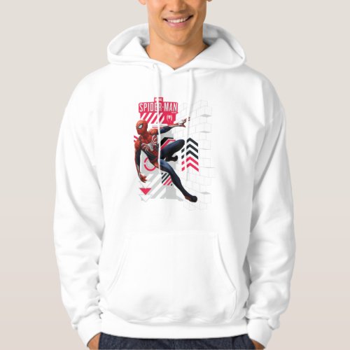 Marvels Spider_Man  Wall Crawl Name Graphic Hoodie