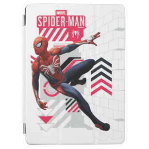 Marvel's Spider-Man   Wall Crawl Name Graphic iPad Air Cover