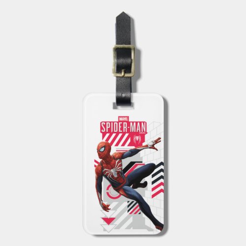Marvels Spider_Man  Wall Crawl Name Graphic Luggage Tag