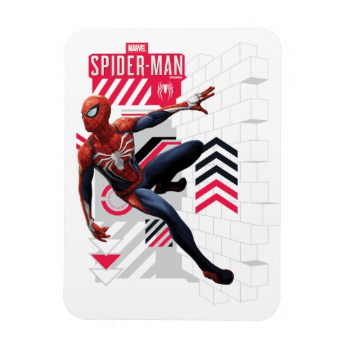 Marvels Spider_Man  Wall Crawl Name Graphic Magnet