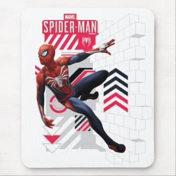 Marvel's Spider-man | Wall Crawl Name Graphic Mouse Pad by spidermanclassics at Zazzle