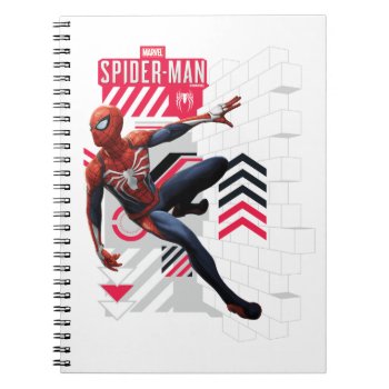 Marvel's Spider-man | Wall Crawl Name Graphic Notebook by spidermanclassics at Zazzle