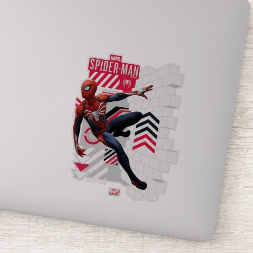 Marvels Spider_Man  Wall Crawl Name Graphic Sticker