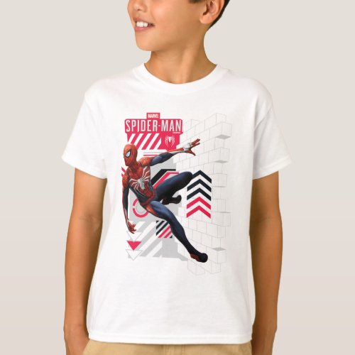 Marvels Spider_Man  Wall Crawl Name Graphic T_Shirt